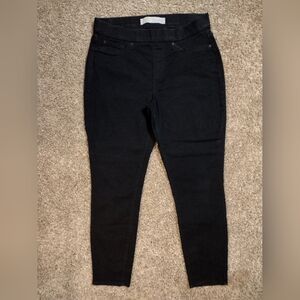 Levi Strauss Signature Black Shaping Pull On Skinny Jeans